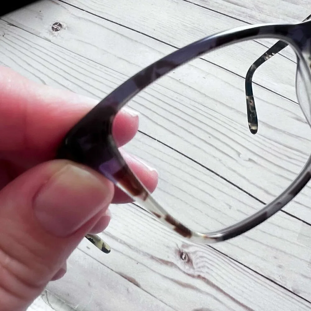 Verawang Tortoise Wayfarer Eyeglasses One Size